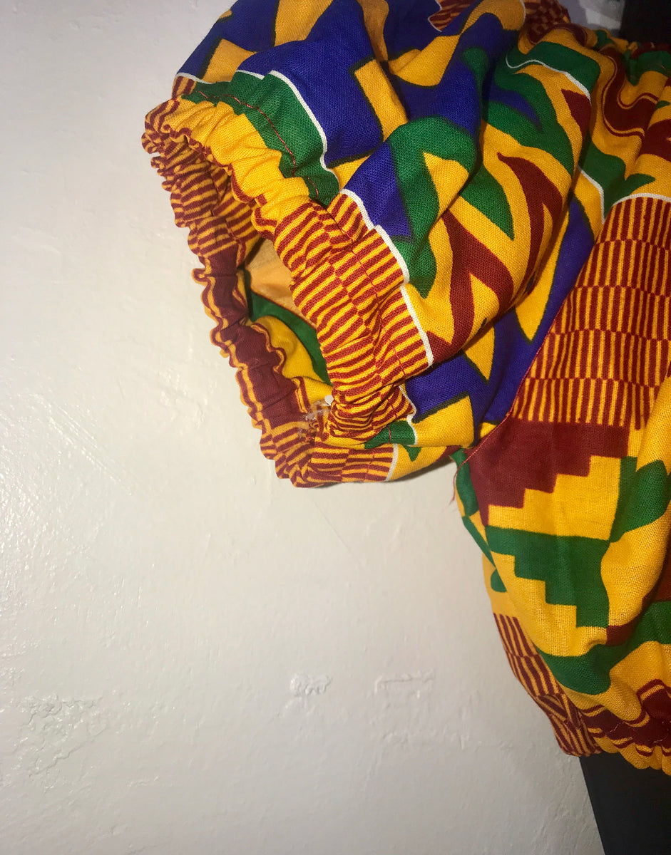 Kente crop top by NigerianHippie on