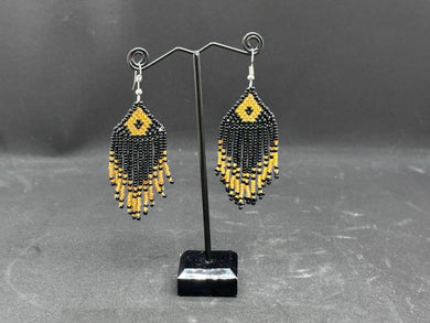 Beaded Chandelier Drop Earrings