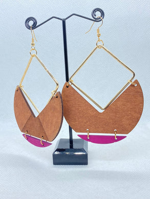 ALAGBEKA Wood Earrings