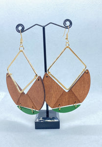 ALAGBEKA Wood Earrings