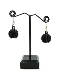 Long Beaded Jewelry Set (Black)