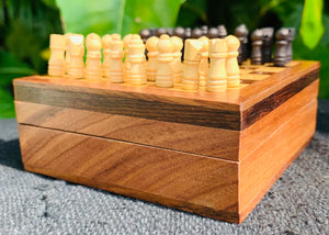 Wood Mini Chess Set